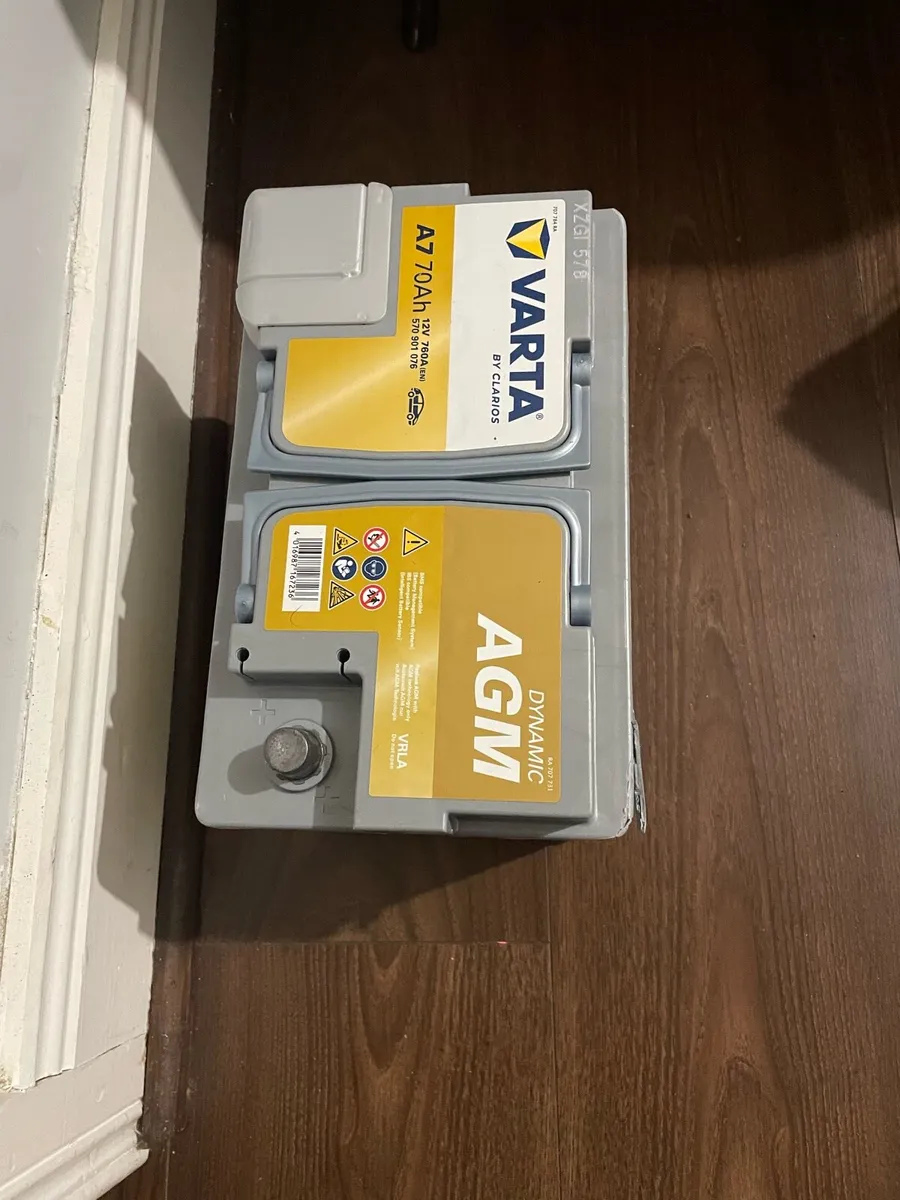 Varta 70 Ah AGM! Brand new - Image 3