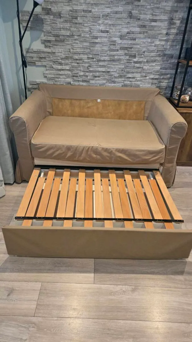 Two Seater Sofa Bed with Storage - Image 2