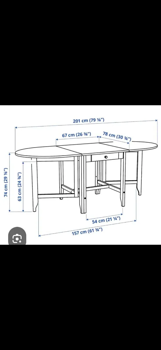 Folding Dining Table - Image 4