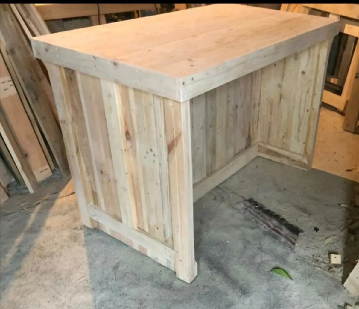 Handmade rustic kitchen island - Image 3