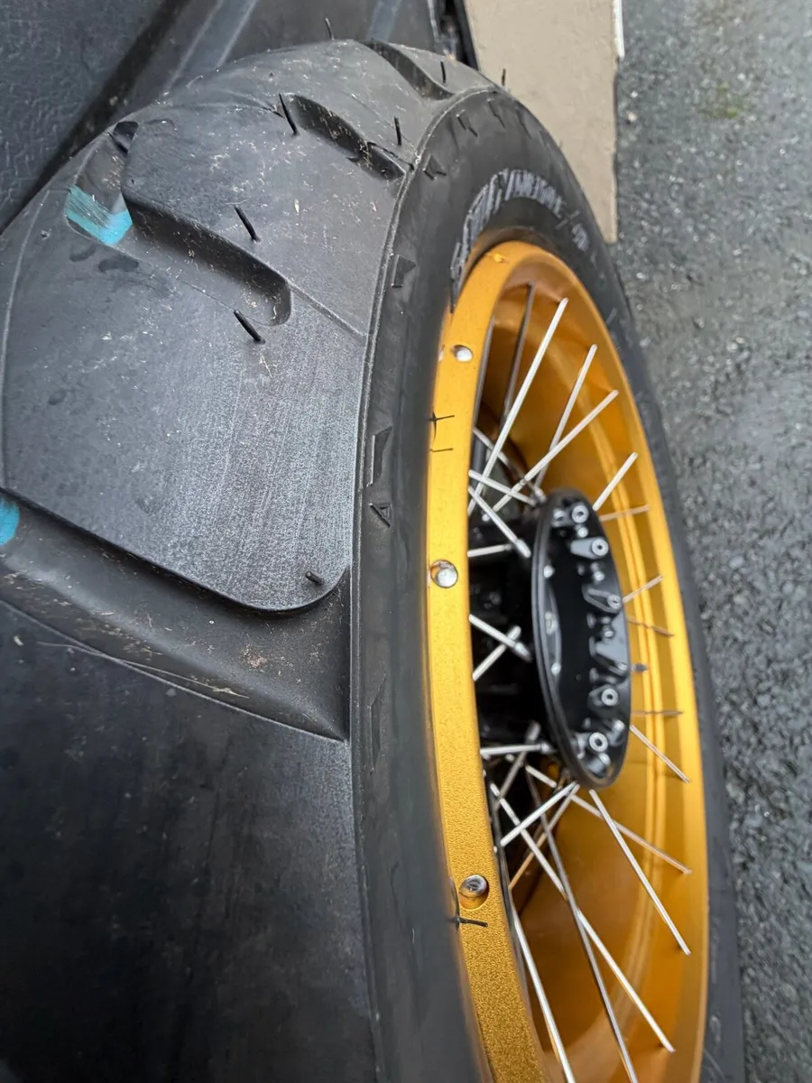 Wheels for BMW R1250 GSA Gold Spokes - Image 3