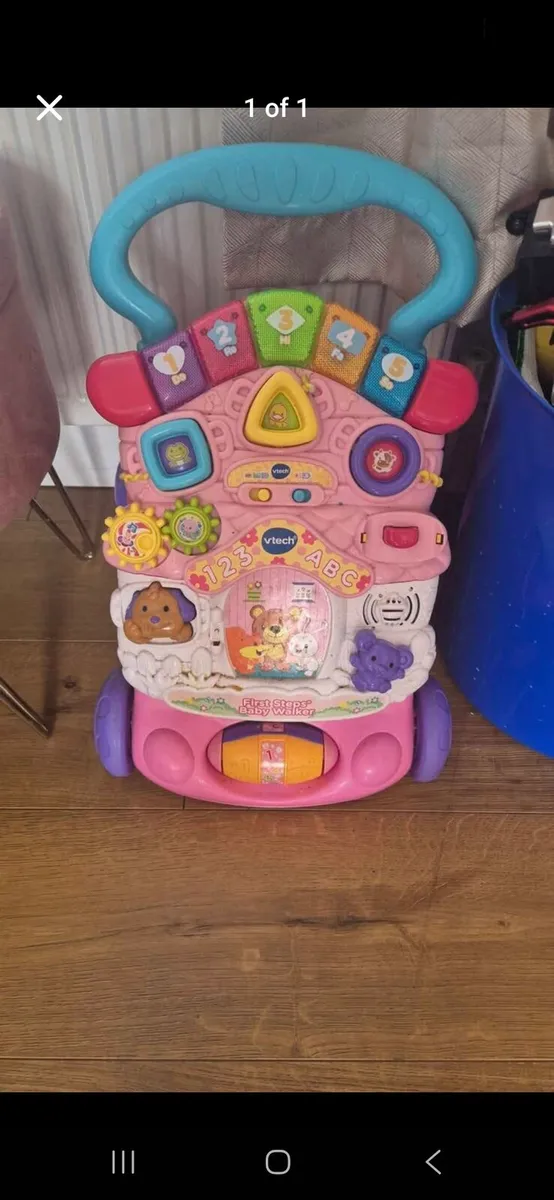 Vtech pink walker