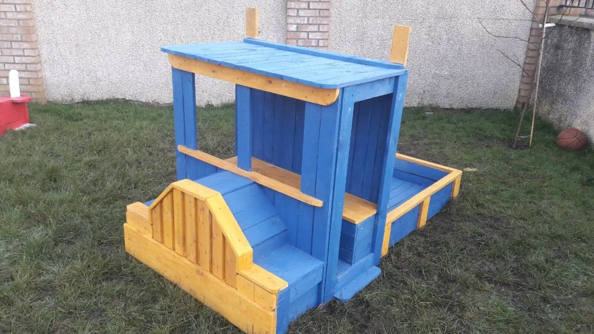 Handmade sandpit truck - Image 4