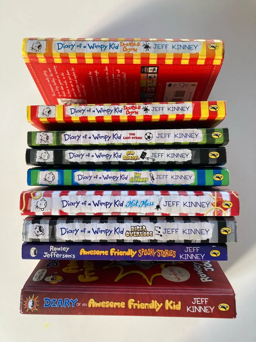 Nine Jeff Kinney Books