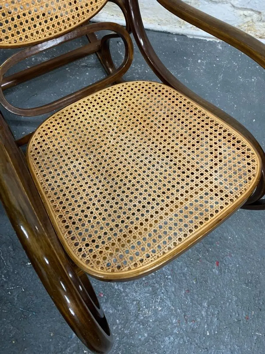 Vintage bentwood rocking chair. - Image 4