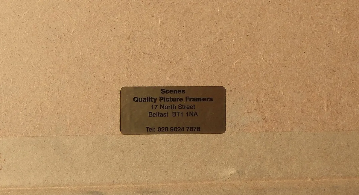 Large Signed Canvas Painting of Mythical Scene - Image 4