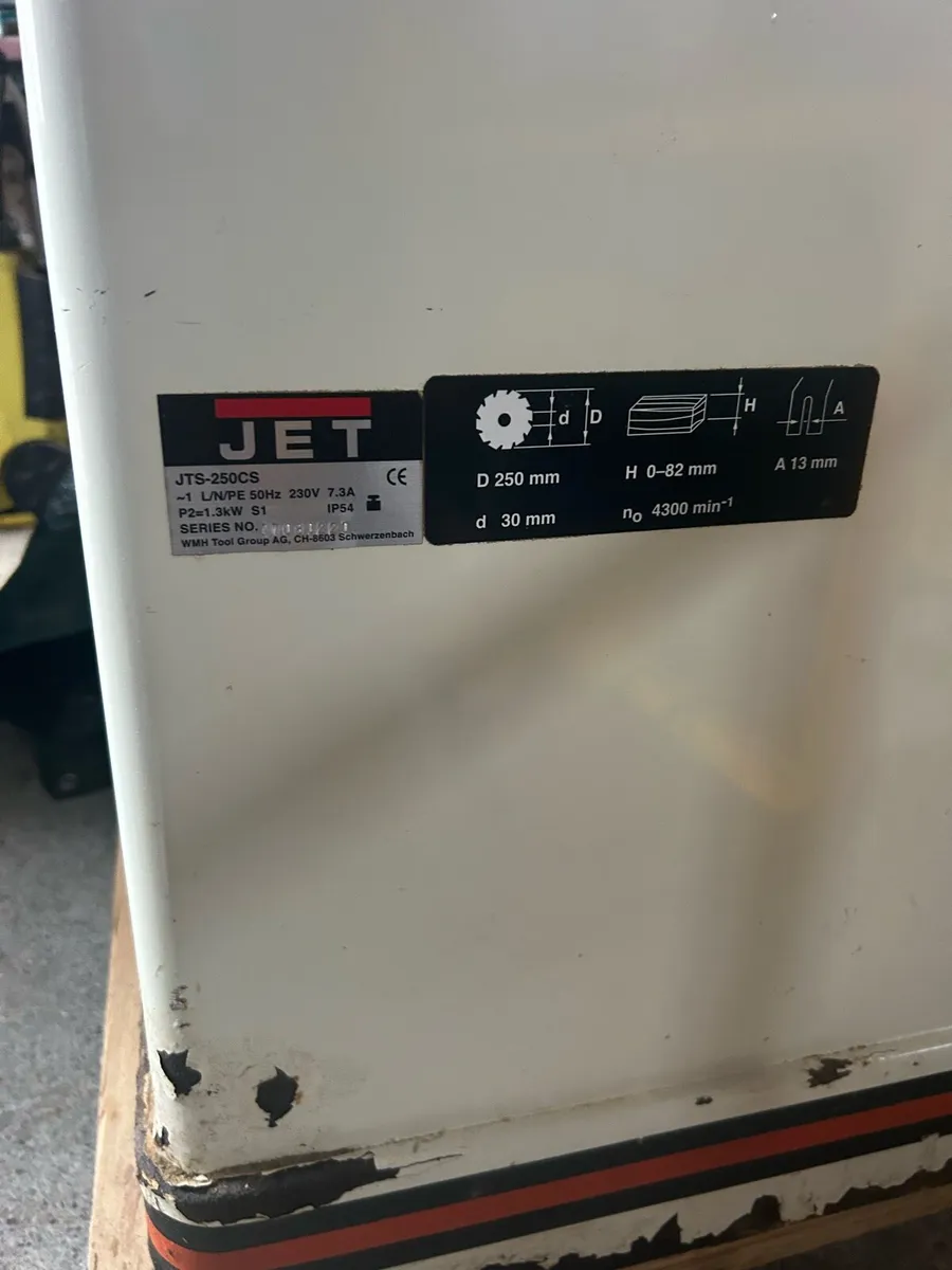 Jet table saw single phase - Image 4