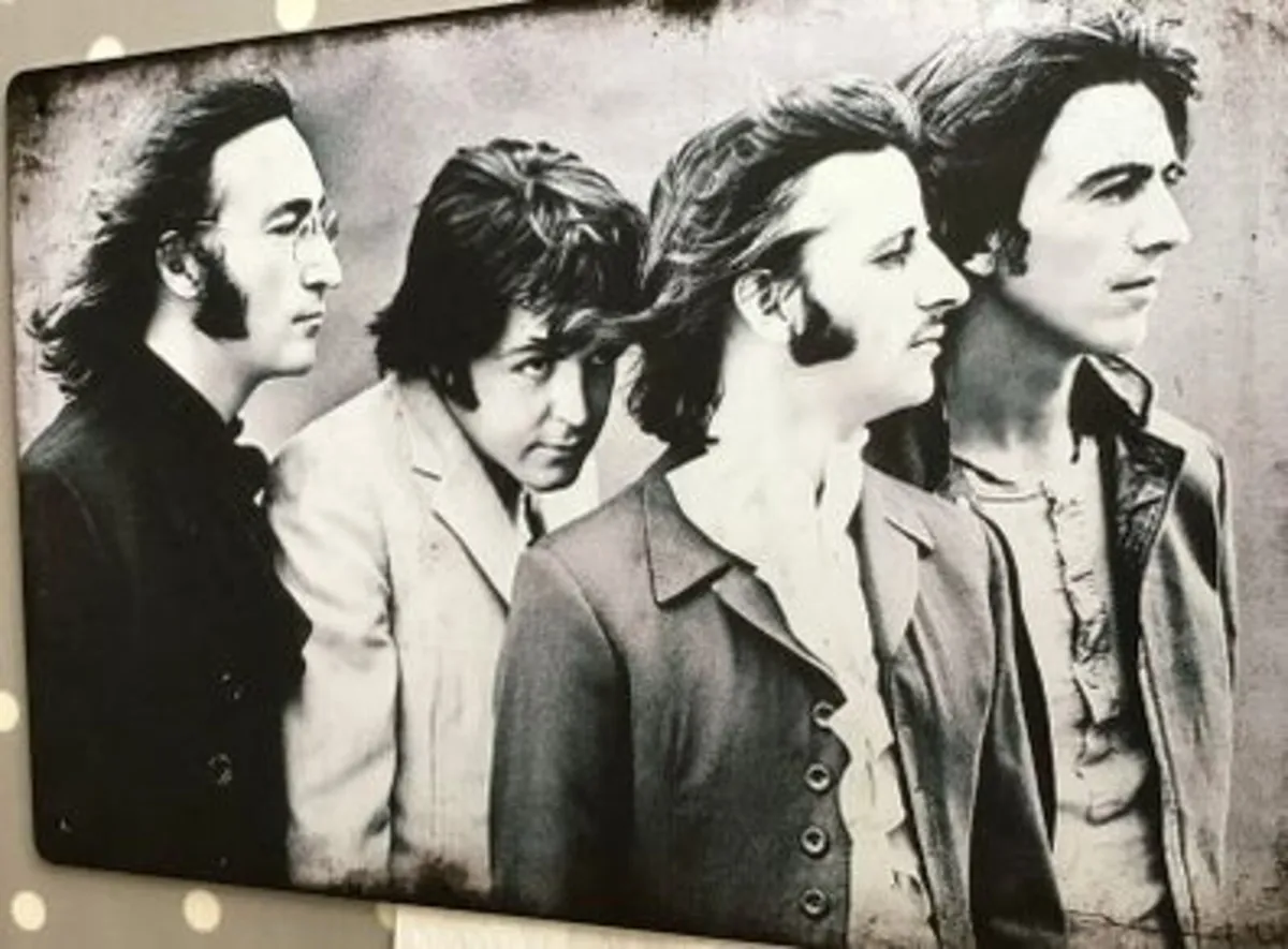 Beatles Wall Plaque (30cmx20cm)
