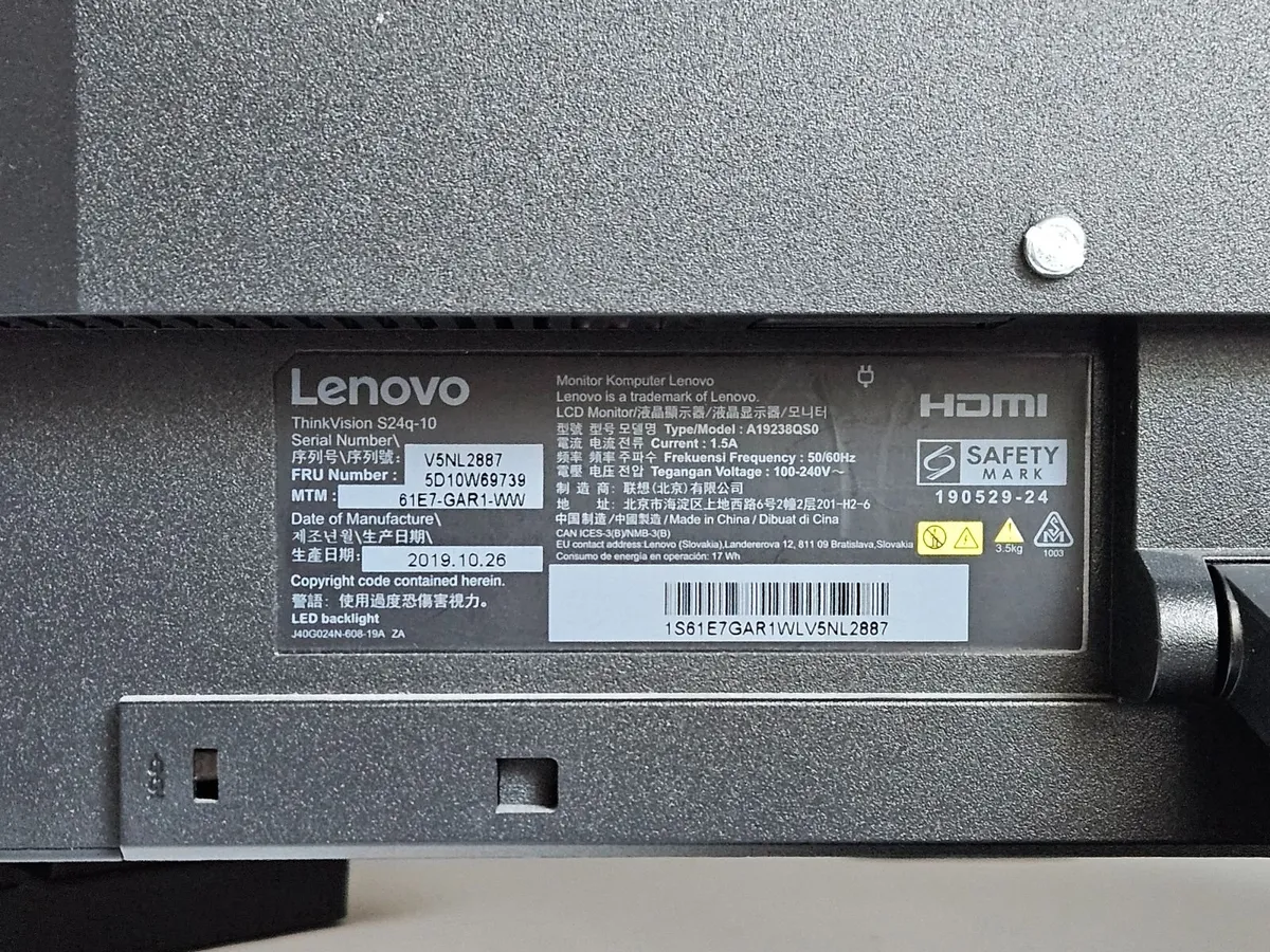 24-inch monitor - Lenovo - Image 4