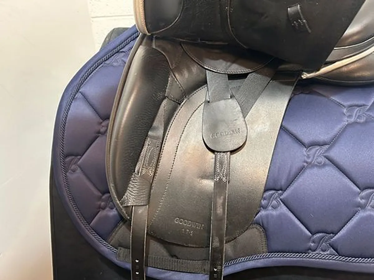 Goodwin Dressage Medium 17.5" Black Saddle - Image 3