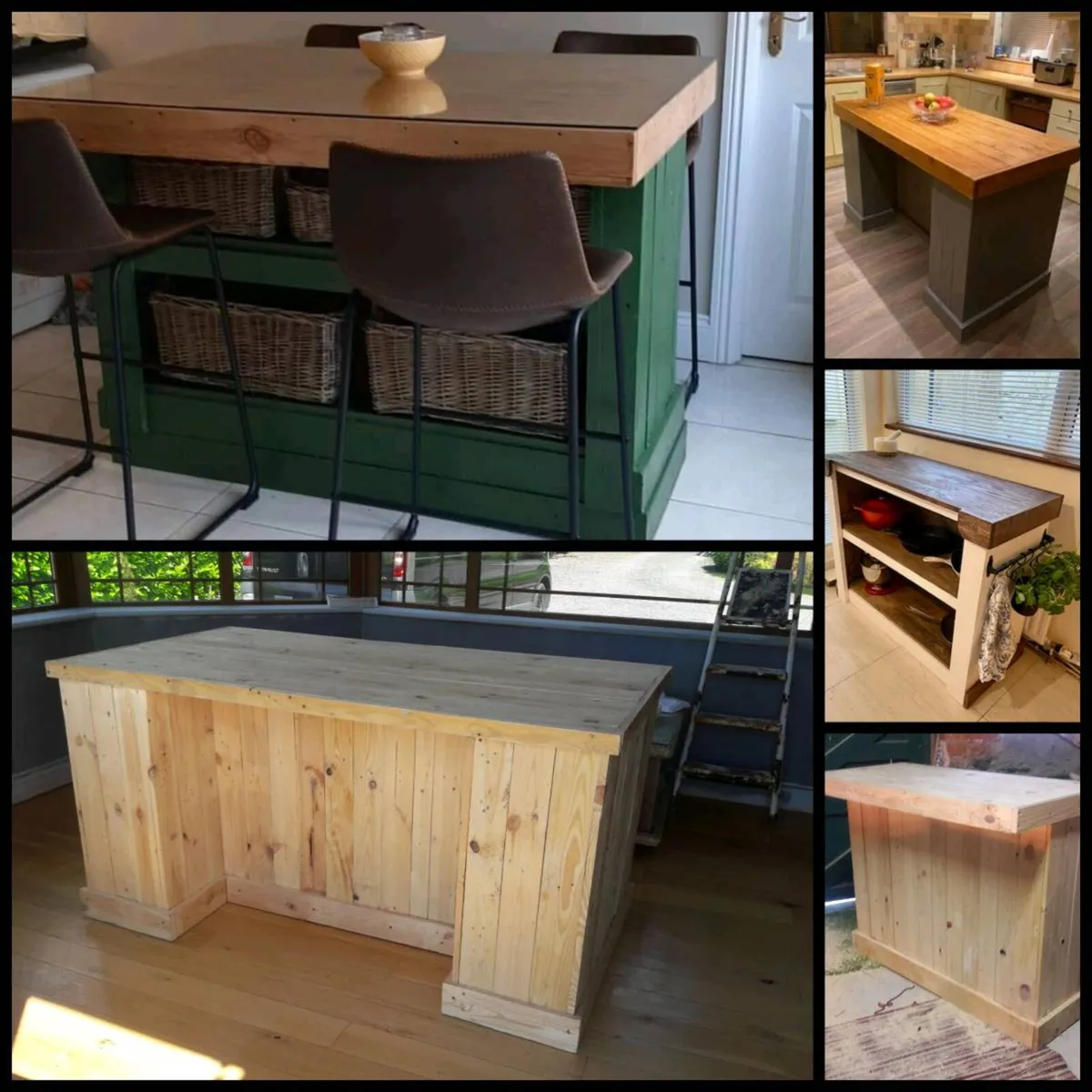Handmade rustic kitchen islands - Image 1
