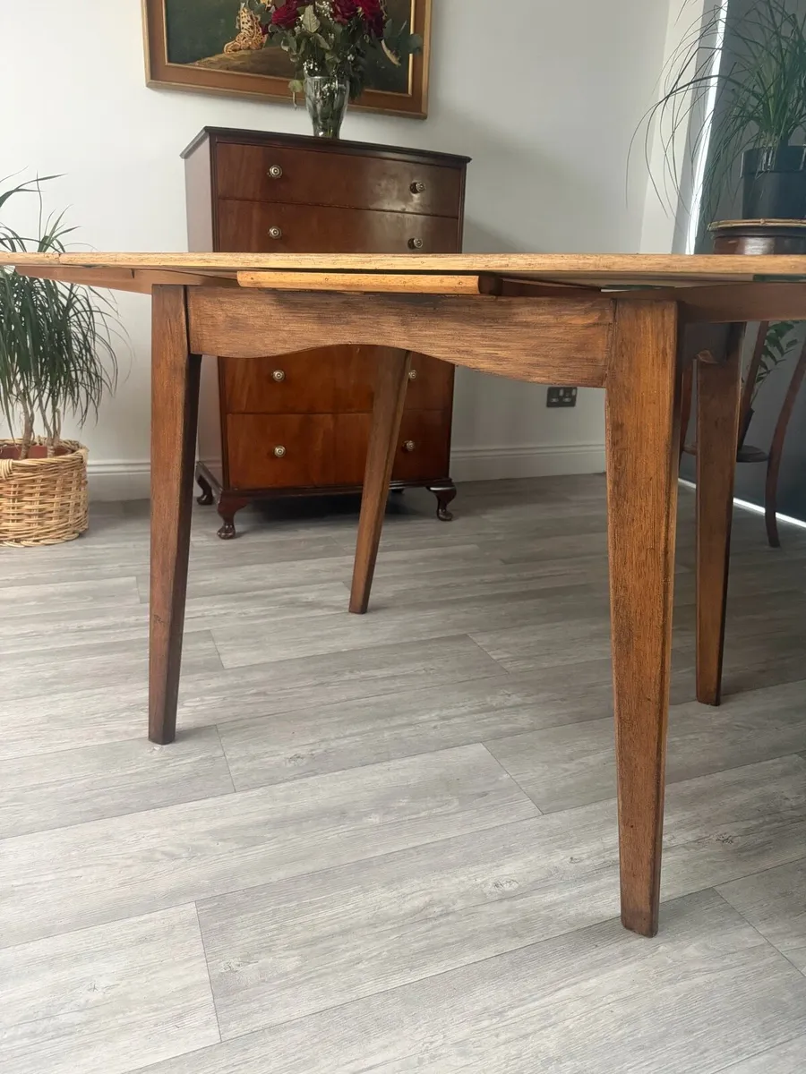 Mid Century Extendable Dining Table - Image 2