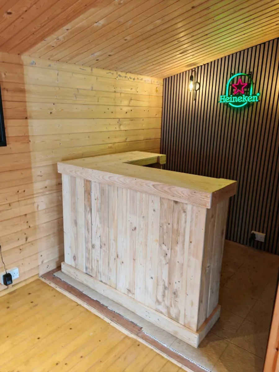 Handmade rustic homebar - Image 3