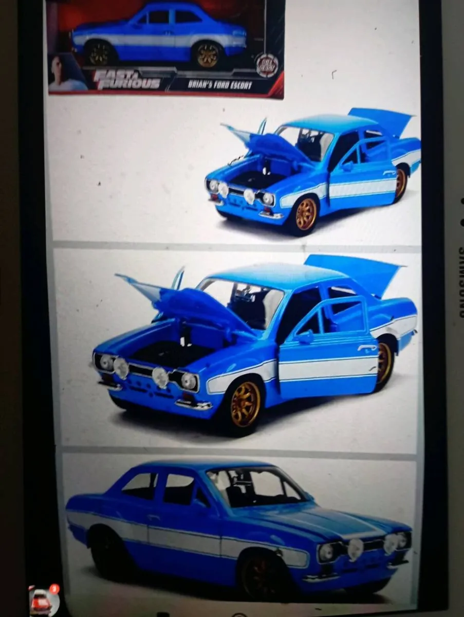 FAST AND FURIOUS BRIAN'S FORD ESCORT  1-32 SCALE - Image 2