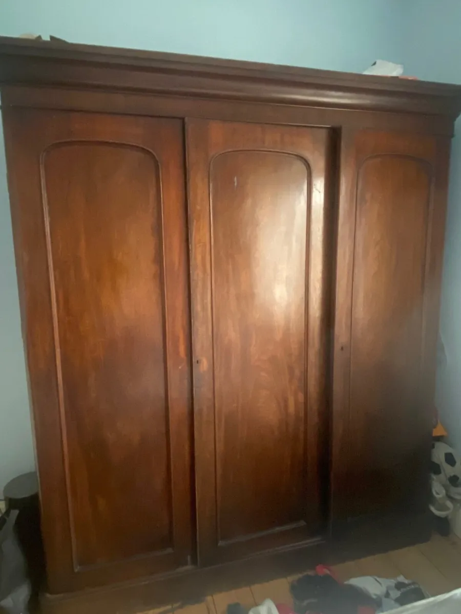 Antique Victorian Wardrobe c1860 - Image 1