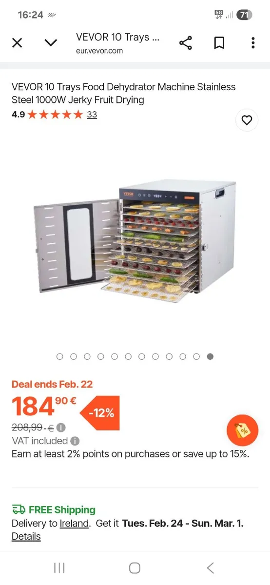 Vevor dehydrator - Image 2