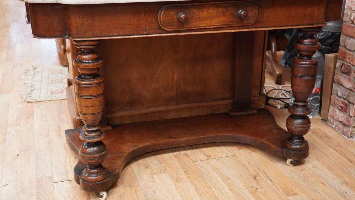 Victorian Marble Top Washstand - Image 4