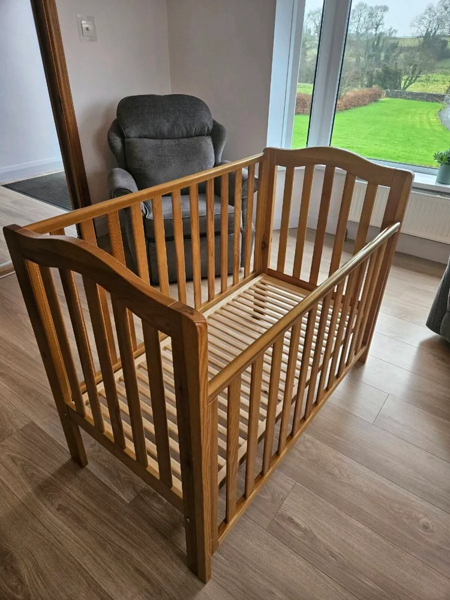 Cot and mattress - Image 1