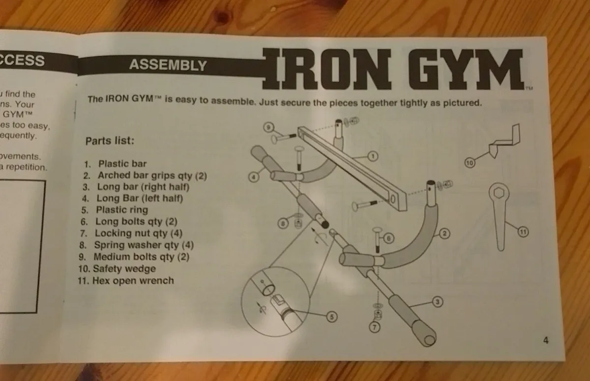 Iron Gym Total Upper Body Workout Bar - Image 4