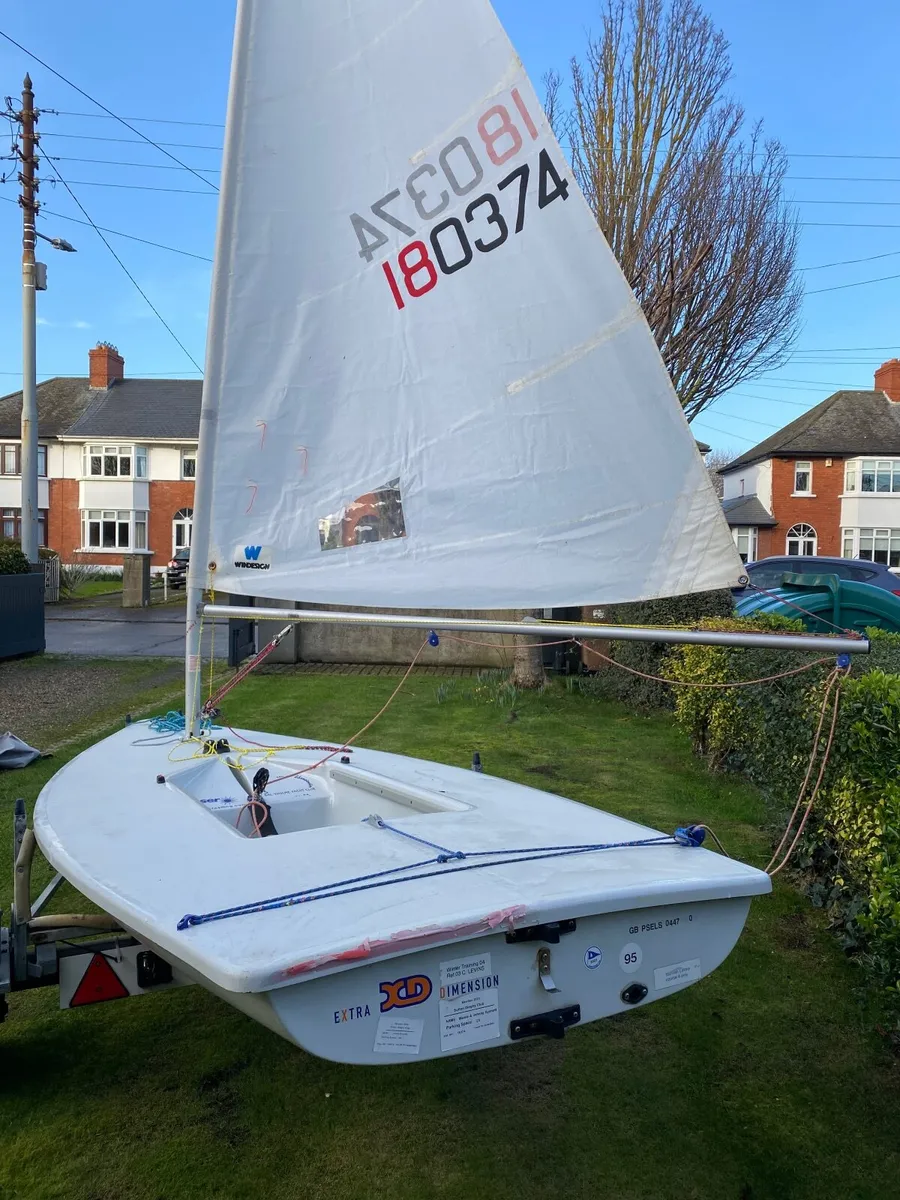 Laser dingy sail boat - Image 1
