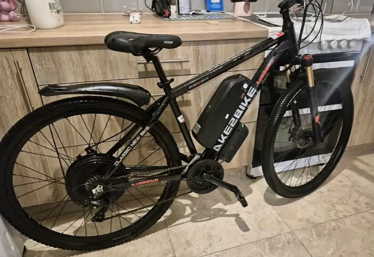 ADULTS AKEZ 29 INCH 1000W ELECTRIC CRUISER BIKE NE - Image 3