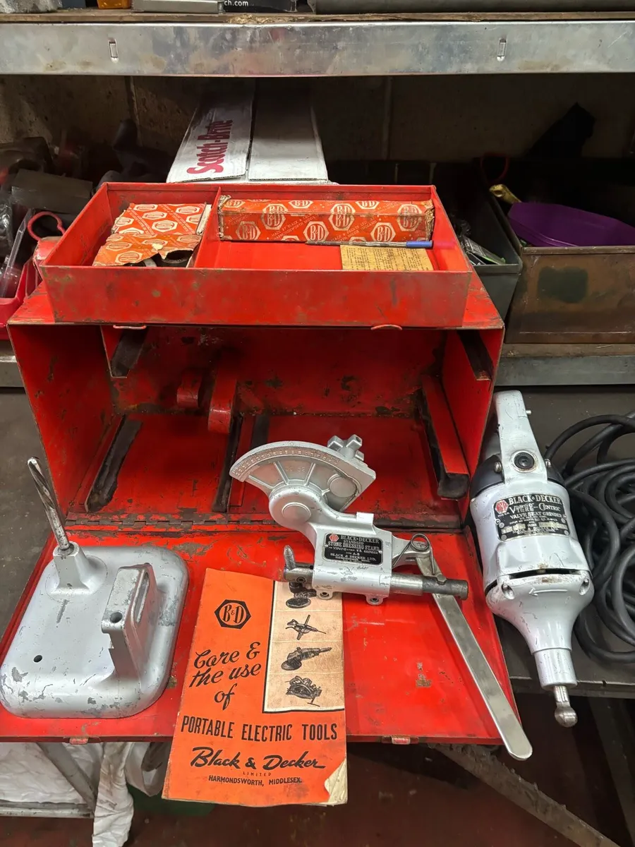 Black Decker seat valve grinder dresser tools - Image 2