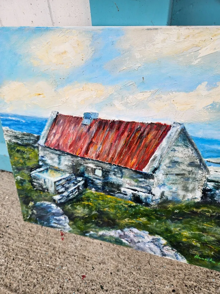 Picture Oil on Canvas - Image 4