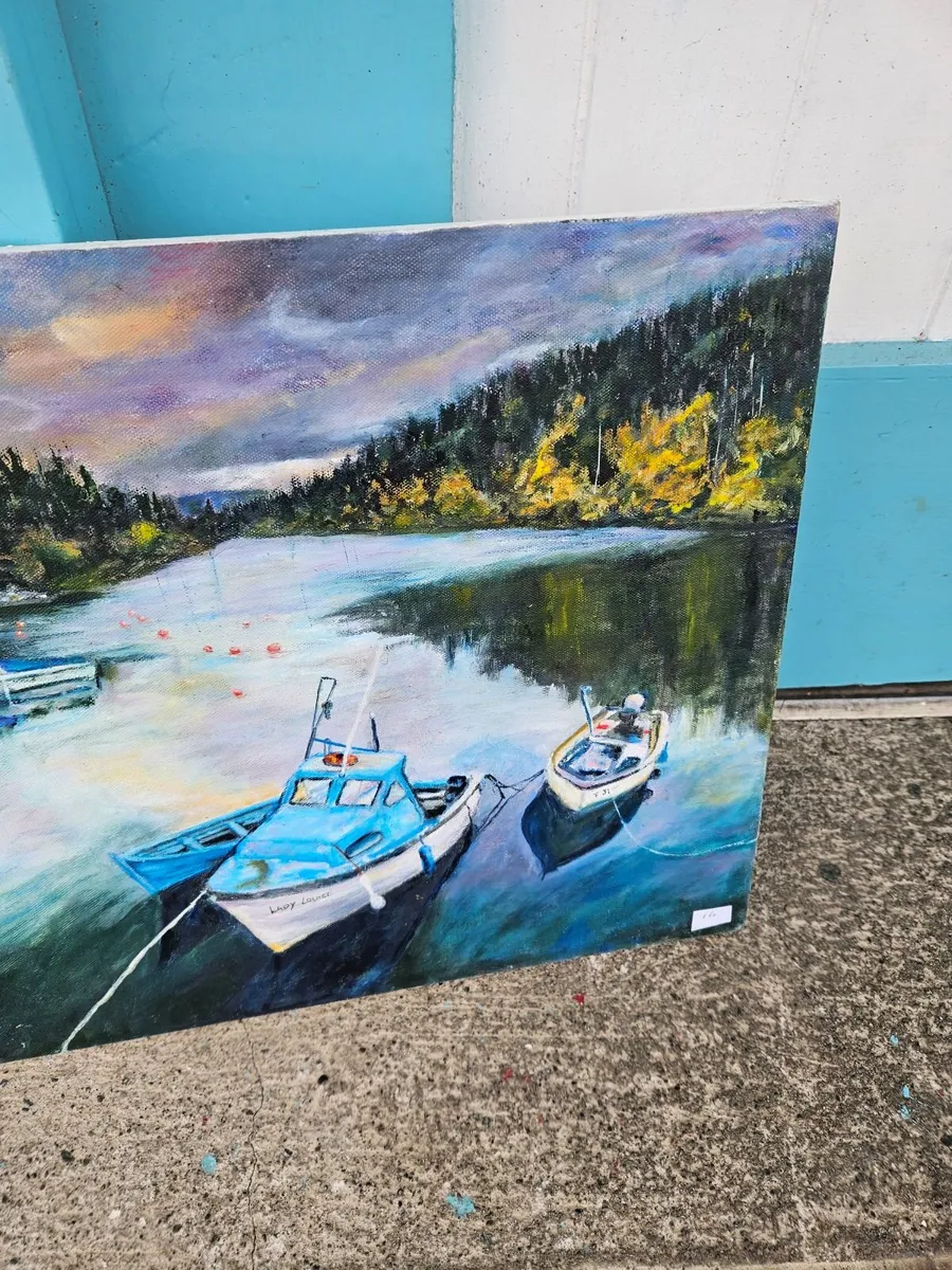 Picture Oil on Canvas - Image 1