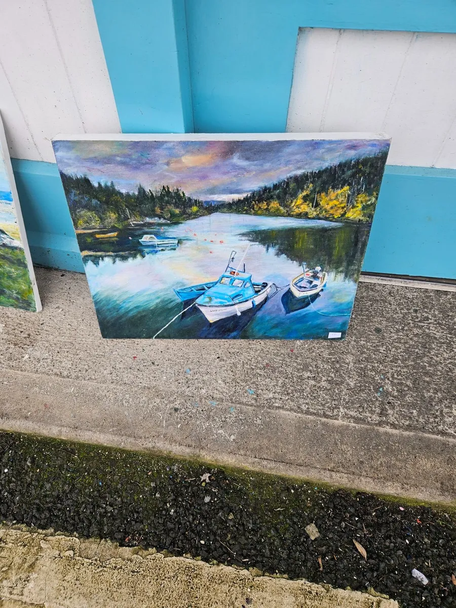 Picture Oil on Canvas - Image 3