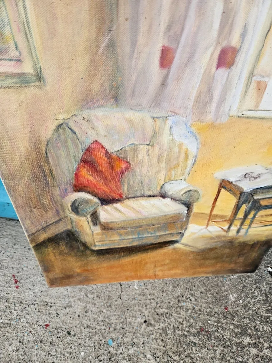 Picture Oil on Canvas - Image 2