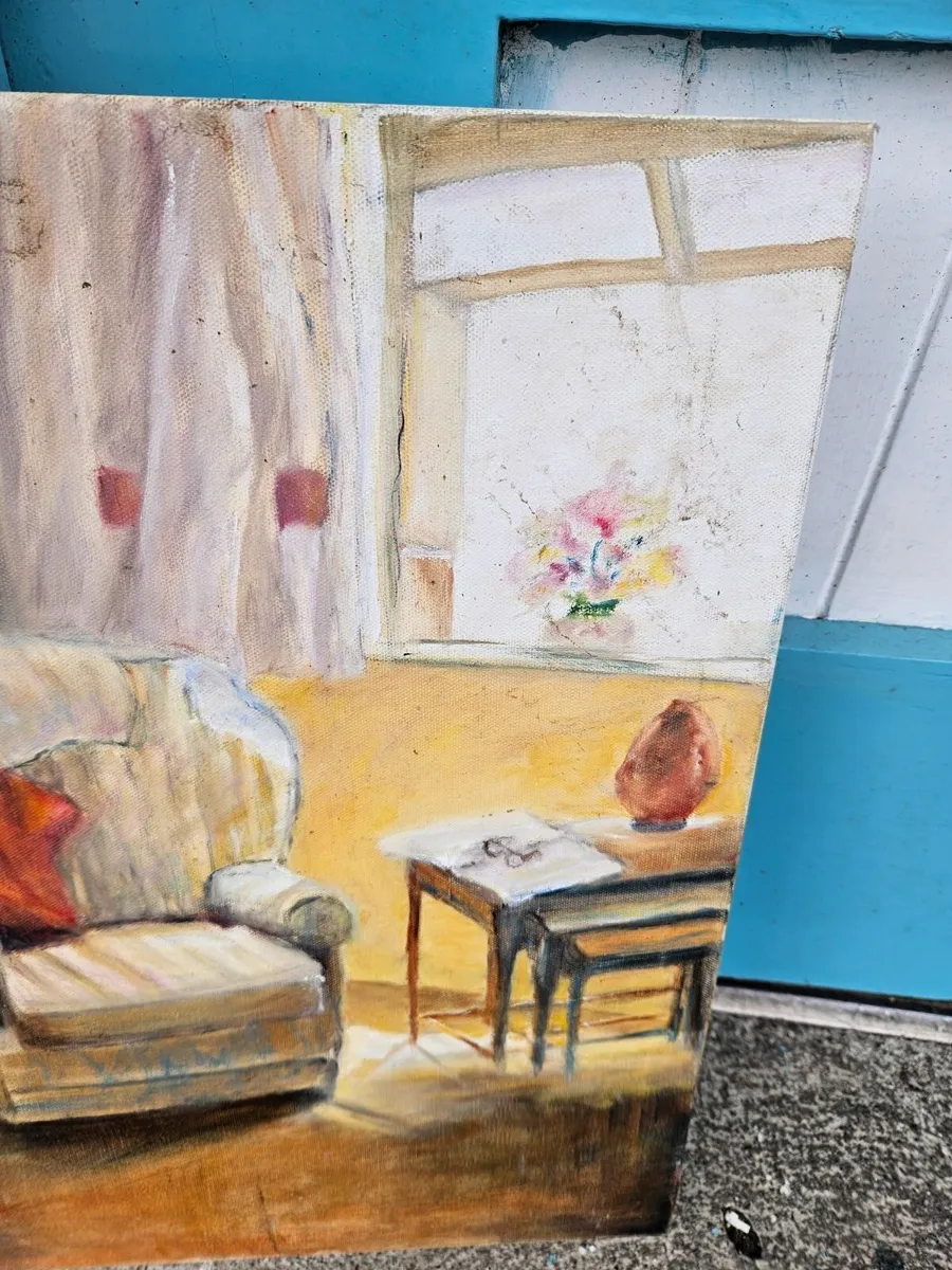 Picture Oil on Canvas - Image 4