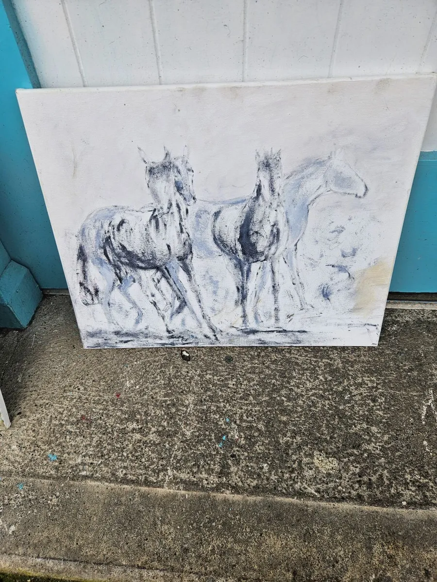 Picture Oil on Canvas - Image 1