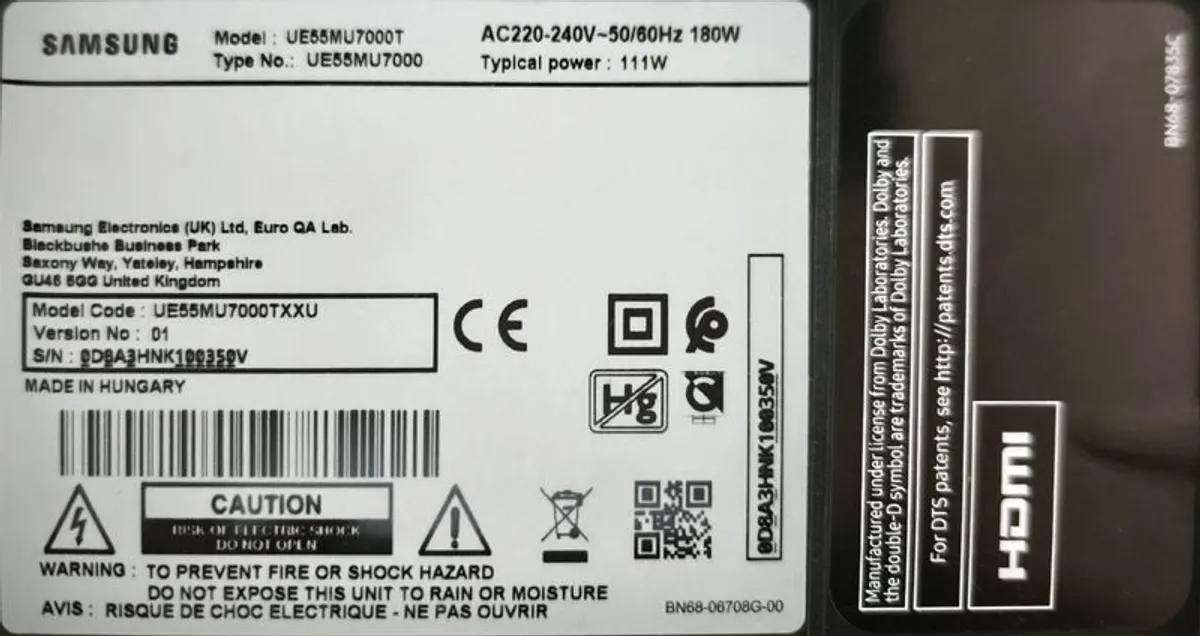 Samsung Crystal UHD 55" 4K Smart TV - Image 4