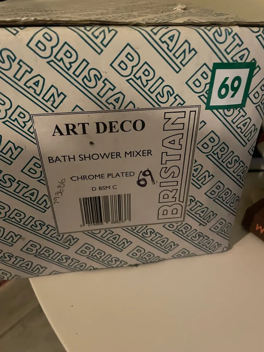 Art Deco Chrome plated mixer shower - Image 4