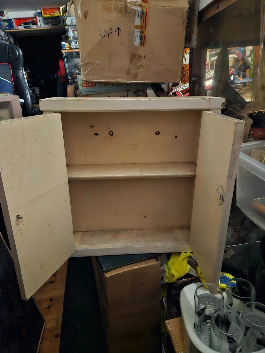 Vintage Mid Century Wall Cabinet - Image 3