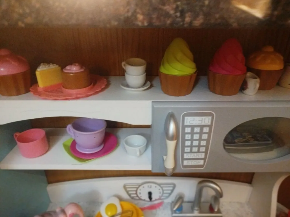 Toy Kitchen with accessories - Image 3