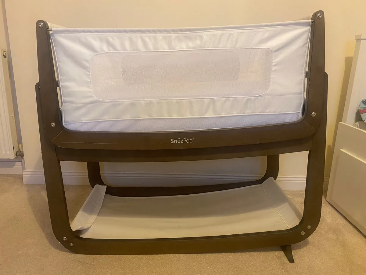 SNUZPOD 4 BEDSIDE CRIB BUNDLE DEAL NATURAL - Image 1