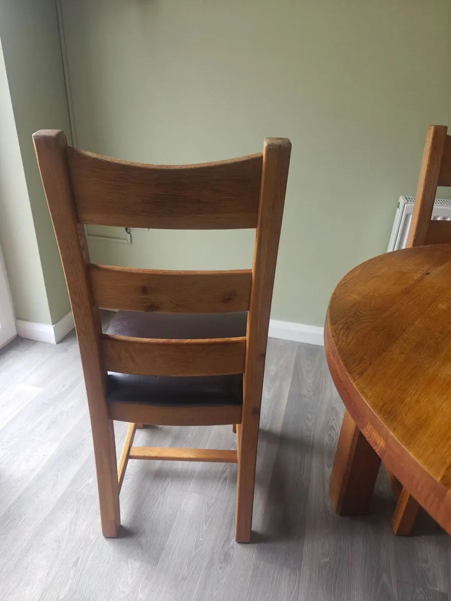 Dinning table and chairs ×4 - Image 3