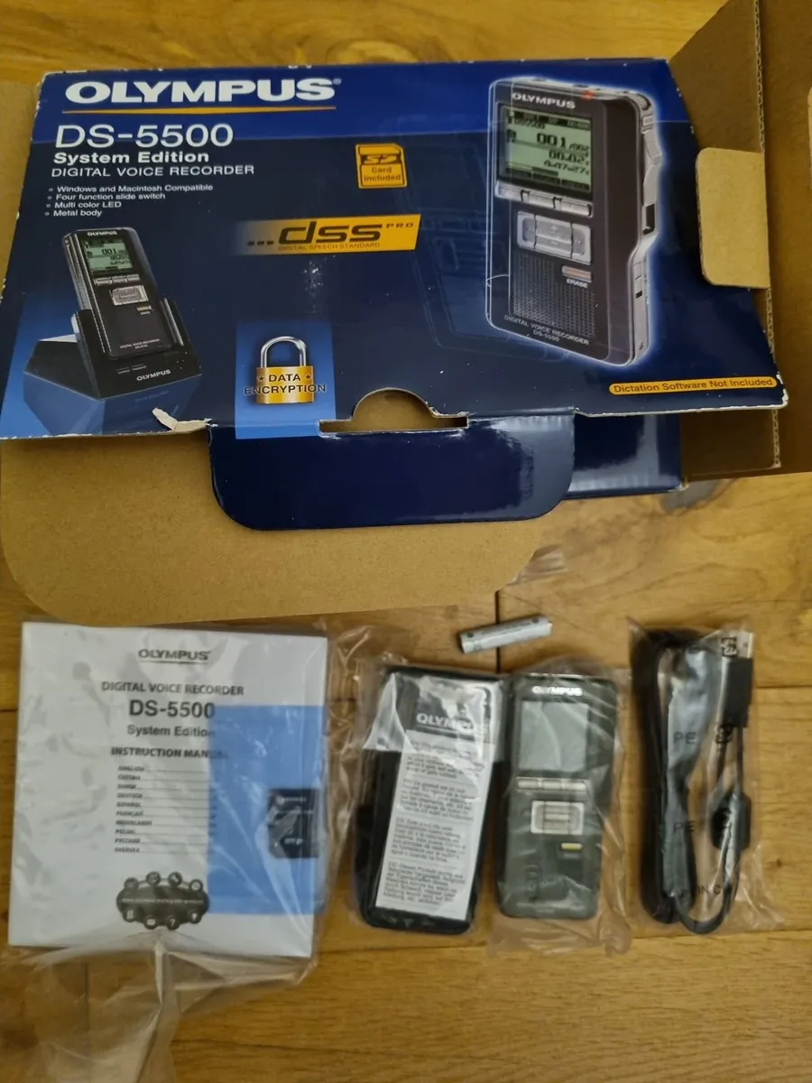 Dictaphone Olympus DS-5500 Numérique - Neuf Sous Emballage - Enregistreur Vocal