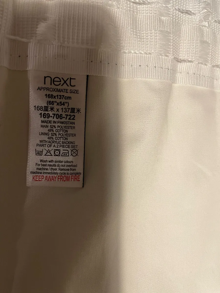 Next navy and grey star curtains - Image 2