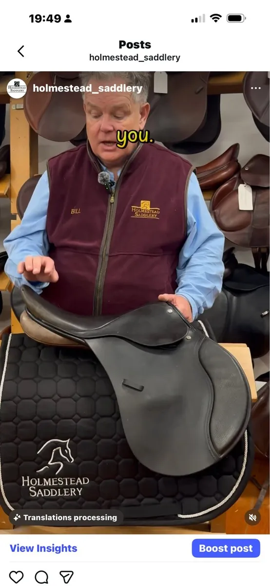 BERNEY 17” SQUARE BACK JUMP gp €499 - Image 1