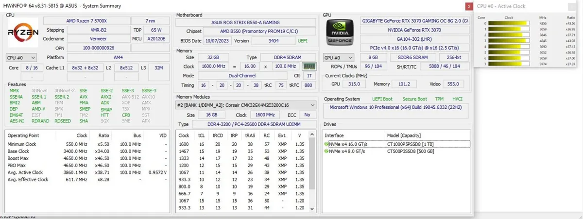 Gaming Pc Ryzen 7 5700x/rtx 3070/32gb Ram/1.5TBSSD - Image 4
