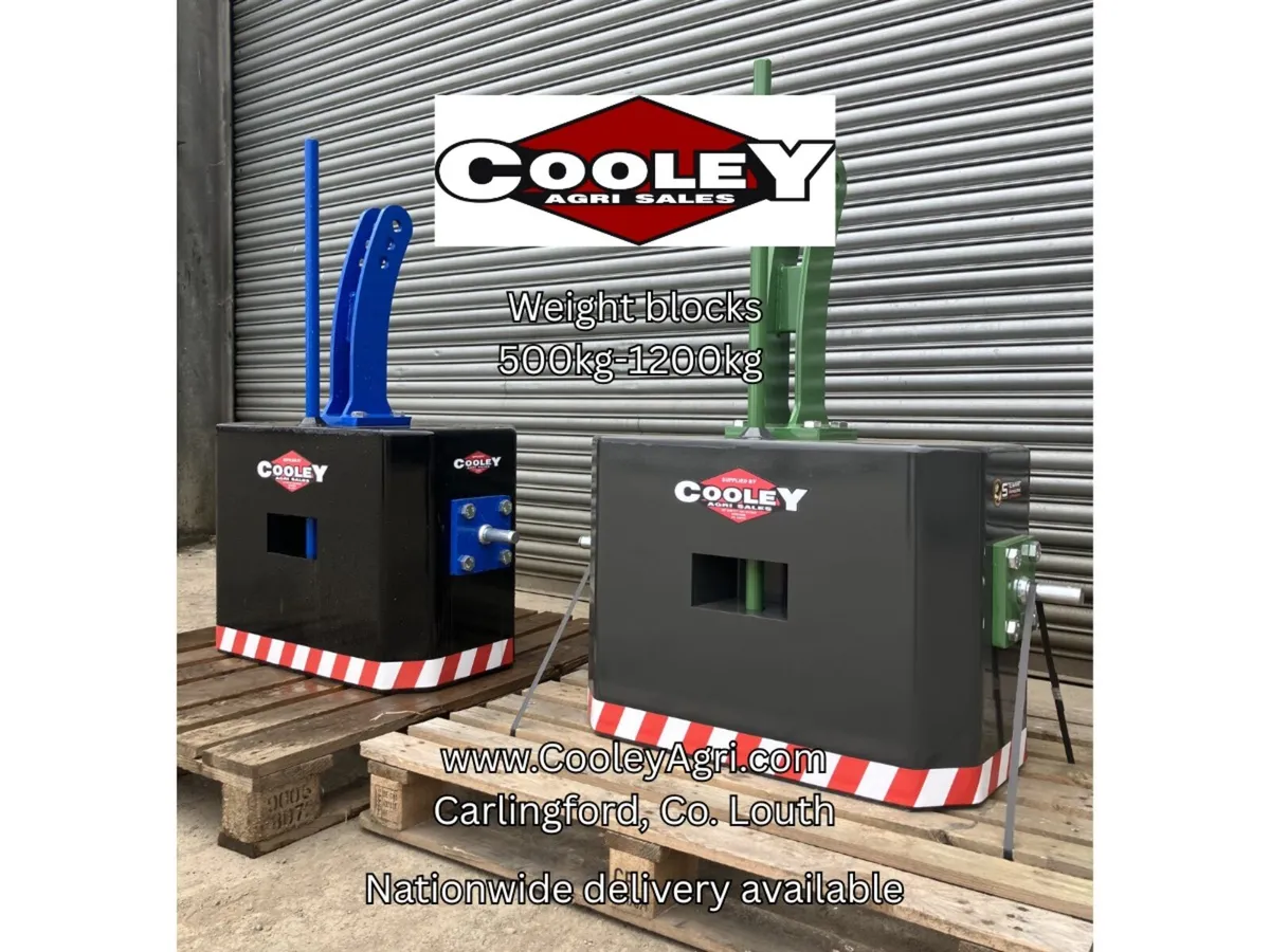 Weight Blocks 500kg-1200kg - Image 1