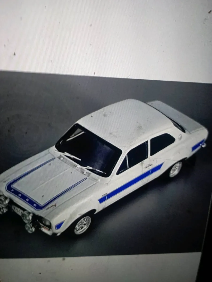 WHITEBOX FORD ESCORT MK 1 MEXCO 1973 WHITE -BLUE - Image 2