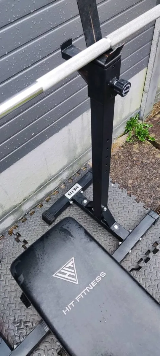 105 KG Olympic Weights Squat Stands Barbell  Bench - Image 3