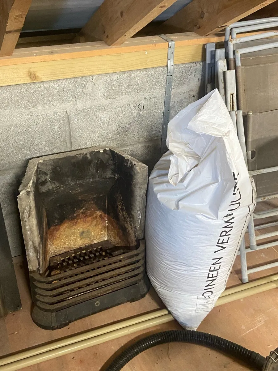 Fireplace surround and backing - Image 2