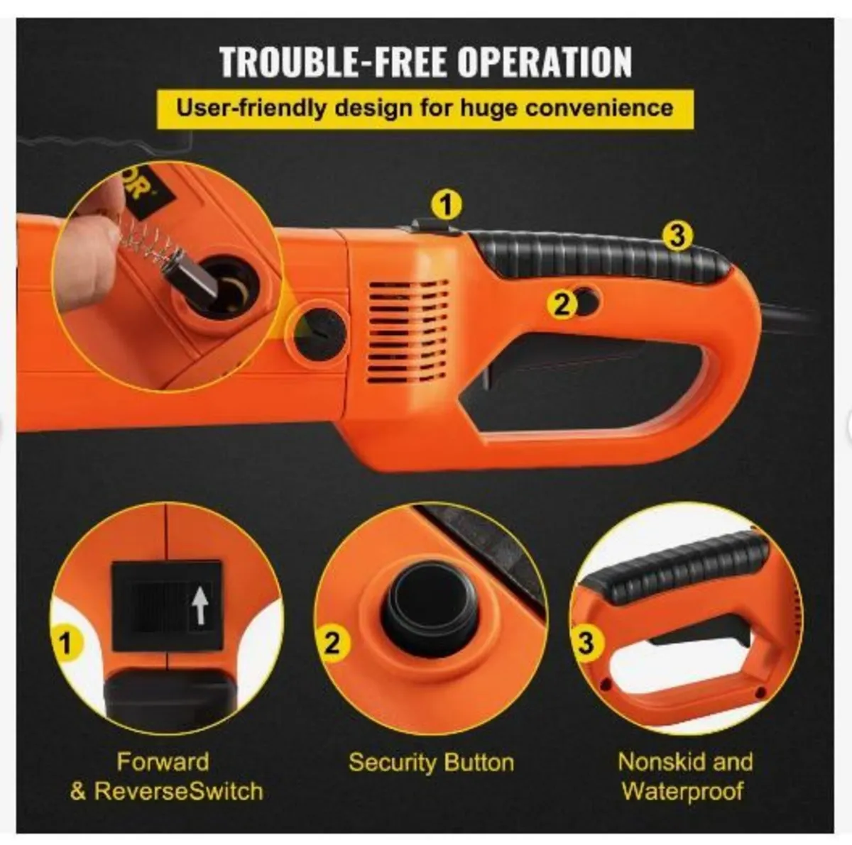 Electric Pipe Threader, 2300W Pipe - Image 4