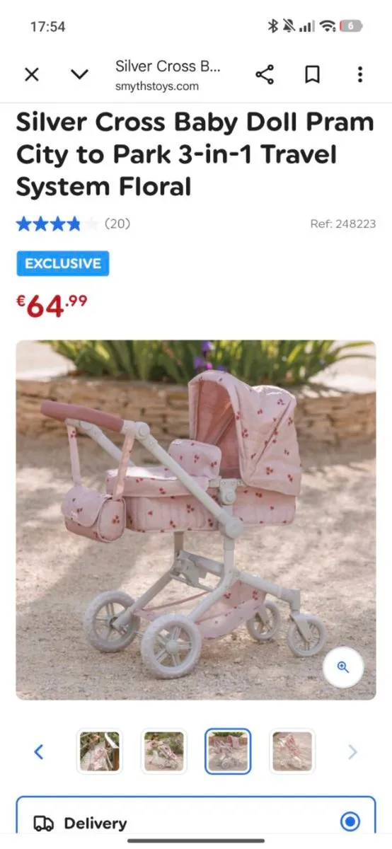 Dolls pram - brand new unused - Image 1