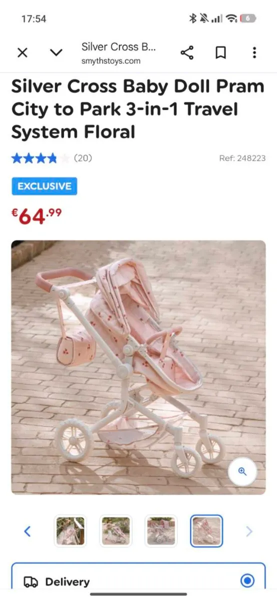 Dolls pram - brand new unused - Image 2