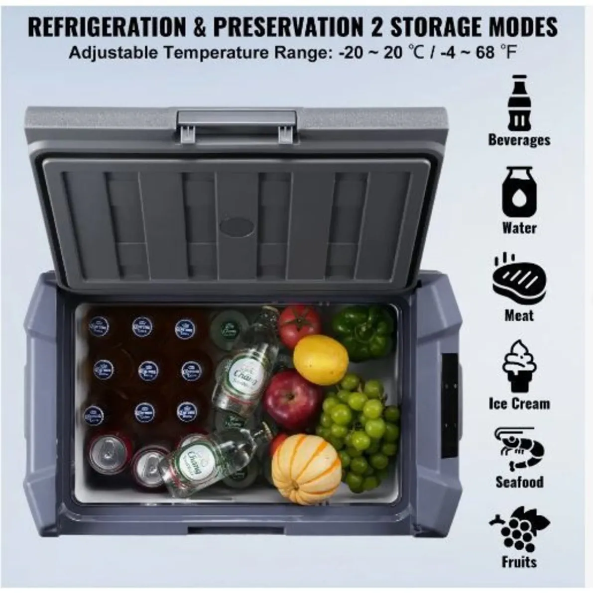 Car Refrigerator, 12 Volt Car Refrigerator Fridge - Image 2